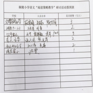 外校签到表